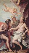 Sebastiano Ricci Bacchus und Ariadne oil painting on canvas